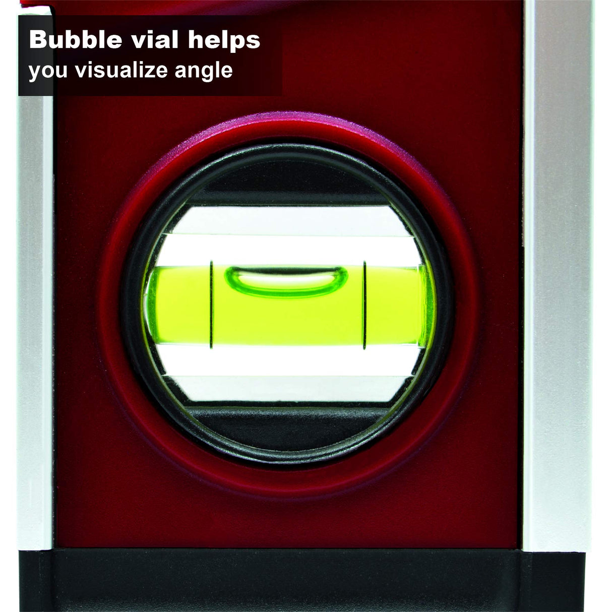 Calculated Industries 7210 AccuMASTER PRO Digital Torpedo Level and Protractor | 10” Inch | Neodymium Magnets | Bright LED Display | IP54 Dust/Water Resistant, Red Calculated Industries