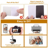 40 Pcs Sublimation Blank Magnets, 3.5 x 2.5 in Personalized Fridge Magnetic Sublimation Magnets Sublimation Blanks Product Items for DIY Kitchen Microwave Office Wall Door Christmas Holiday Decorative MAQUITA