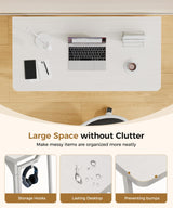 POLWKZU Folding Desk Small Foldable Desk for Small Space, 31.5 Inches Writing Computer Desk in Study, Home Office Foldable Office Desk for Bedroom, White POLWKZU