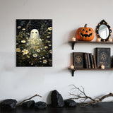 Eterkosu Ghost Diamond Art Painting Kits for Adults,5D DIY Halloween Diamond Art Paint with Diamonds for Home Decor,Horror Full Drill Diamond Dots Painting for Adults Beginners Gem Art Pictures Eterkosu