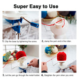 Yarn Winder - Fast & Easy Yarn Ball Winder Tool, No Setup Required Yarn Cake Winder, Portable Manual Yarn Winder for Crocheting & Knitting Missraza