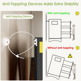 Alohappy 9 Drawer Dresser with Charging Station and LED Lights, Dresser Chest of Drawers with 3 Visual Drawers, Modern Wood Dresser for Bedroom Living Room Hallway Entryway Alohappy