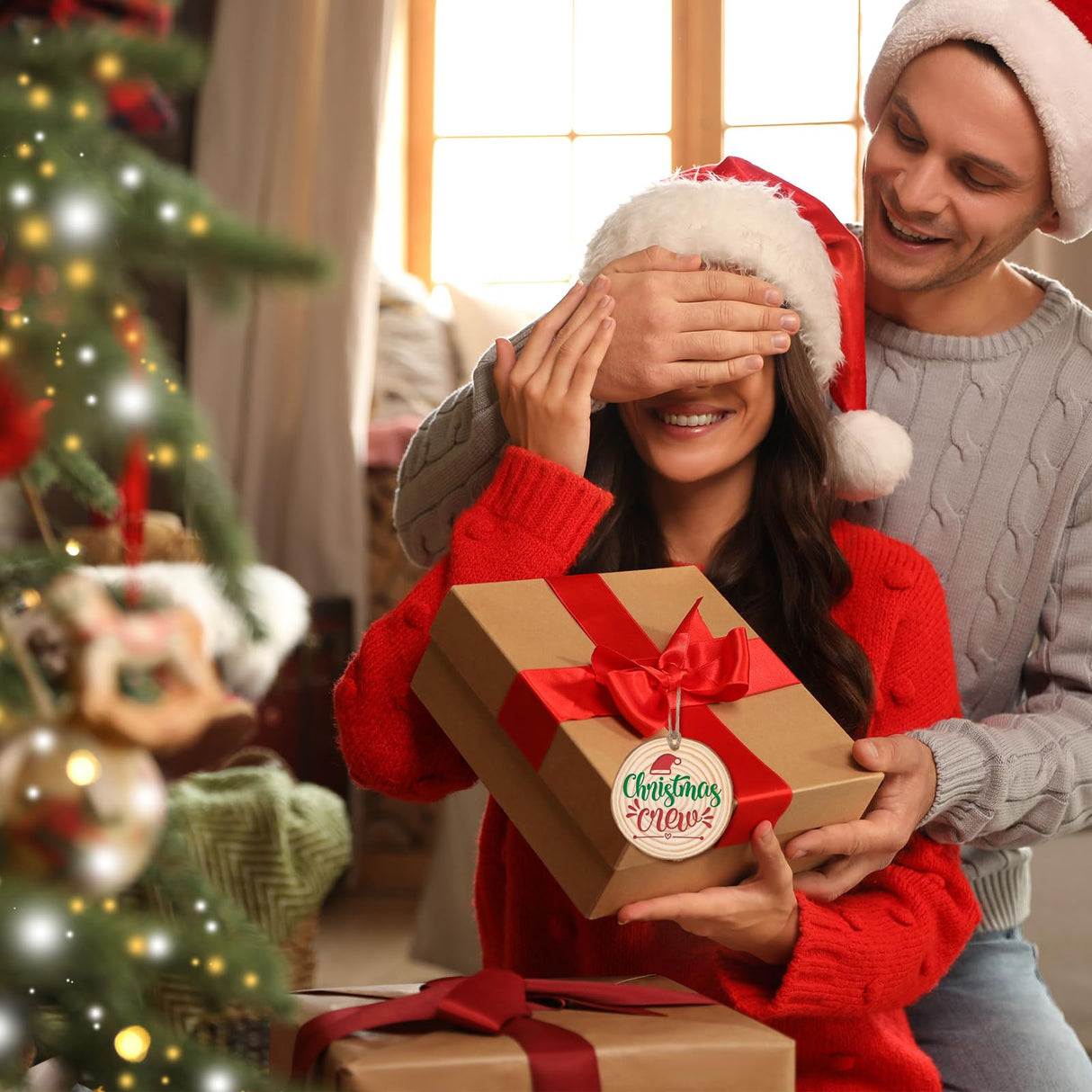 FUMILE Unfinished Natural Wood Slices 5.1-5.5 Inch, 10 PCS Round Wooden Discs with Tree Bark, Wood Slices for Centerpieces for Handmade Crafts, Wood Circles for Rustic Wedding Decoration FUMILE