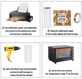 8 Pack Sublimation Tumblers Bulk, 20 OZ Skinny Straight Sublimation Sports Tumbler Blanks, Double Wall Stainless Steel Sublimation Water Bottle Bulk with Portable Handle, Individually Micellwuu