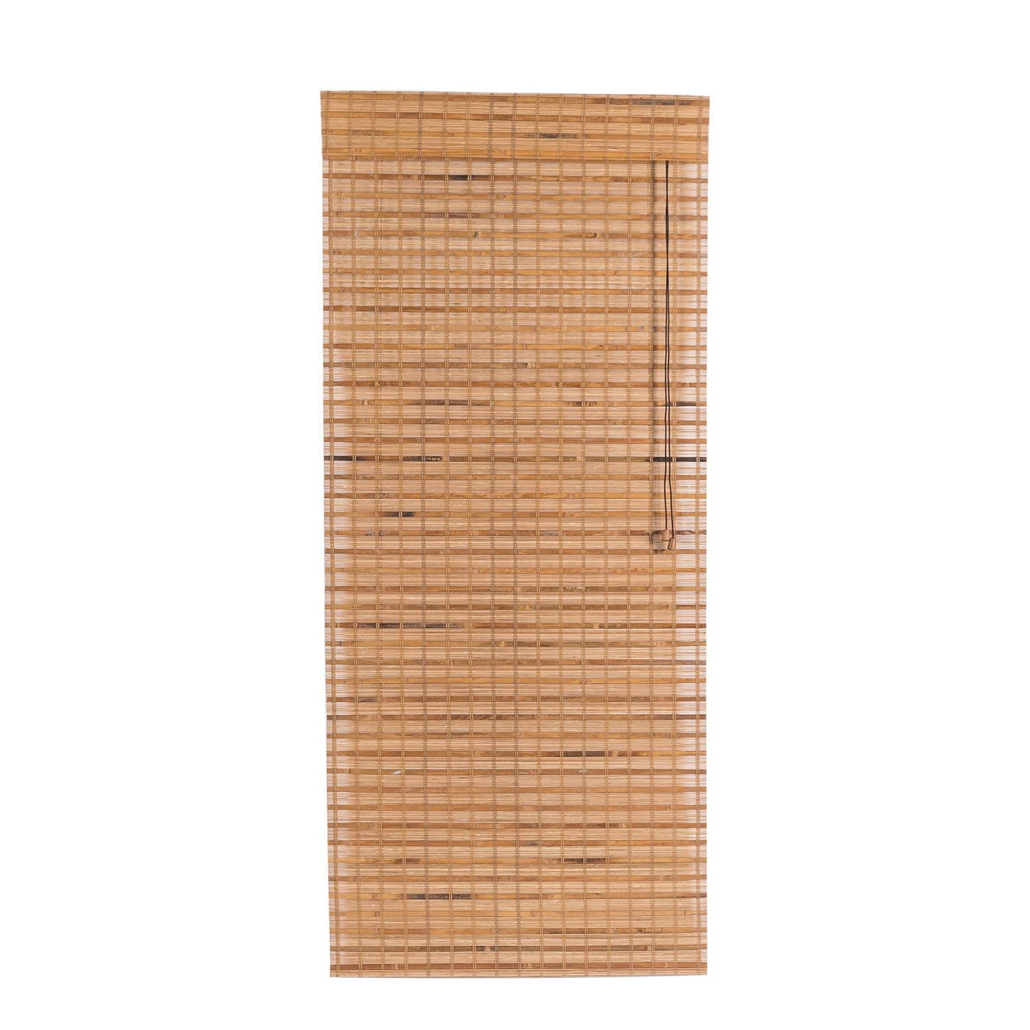 N / A Bamboo Roman Window Blinds Sun Shades, Dark Brown,48W x 72H, Light Filtering Roller Shades,Any Size 24-72 Wide and 72 High