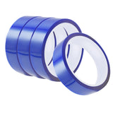 HSDCO 4 Rolls Heat Tape for Sublimation, Heat Resistant Tape for Heat Transfer Sublimation Press, 20mm x 33m(108ft) No Residue Heat Transfer Tape (Blue) HSDCO