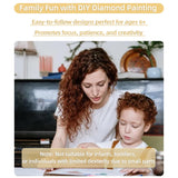 8 PCS Diamond Painting Coasters with Holder, DIY Craft Kit, Tropical Summer Theme, Diamond Painting Kit for Adults, Kids & Beginners Generic