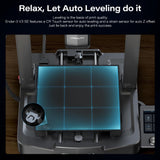 Creality Ender 3 V3 SE 3D Printer with Auto Leveling, Auto Filament Transfer,Sprite Direct Exturder,Dual Z, MAX 250MM/S, Stable and High Precision,220×220×250mm ENOMAKER