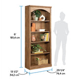 Sauder Miscellaneous Storage Bookcase, Sindoori Mango Finish Sauder