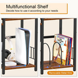 Snughome AV Media Stand, Record Player Stand with Vinyl Storage Holds up to 280+ Albums, Audio Video Rack Album Storage Shelves for Vinyl, Turntable Stand Record Holder Media Console Stereo Cabinet Snughome