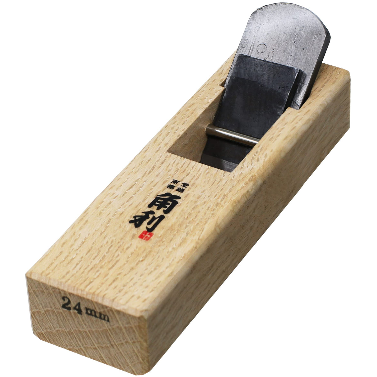 KAKURI Mini Hand Plane for Wood 24mm [Flat Sole] Made in JAPAN, Japanese Small Wood Planer Tool for Woodworking, Chamfer, Detail Work, 4.8 x 1.4 x 1.5 Inches KAKURI