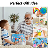 Drawdart Air Dry Clay- 36 Colors Modeling Clay Kit with 3 Sculpting Tools, Safe & Non-Toxic, Magic Foam Clay for Kids and Adults, DIY Molding Clay Gift for Boys and Girls Drawdart