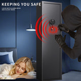 ZIWJHK 5 Gun Safe for Rifles and 3 Pistols Quick Access Biometric Gun Safe No Assembly Required Larage Gun Cabinet Tall Liberty Gun Safe with Adjustable Shelves Gun Locker Adjustable & Alarm ZIWJHK