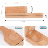 Wooden Plantain Press with Handle,2 in 1 Wood Reusable Plantain Press Smasher,Portable Plantain Press,Easy Storage for Fried Plantains Chips and Tostonera Cups Generic