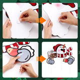 Christmas Fence Decorations, Outside Christmas Fence Decorations Over The Fence Christmas Decorations Snowman Christmas Fence Peeker Decoration for Holiday Garden Fence Decoration PEUTIER