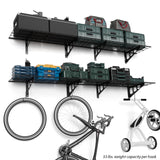 GarveeTech 2-Pack 1x6 ft Garage Wall Shelving Heavy Duty Wall Shelves Garage Storage Racks Wall Mounted Garage Shelves Floating Shelves, 600 LBS Load Capacity GarveeTech