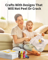 Hiipoo Sublimation Paper 8.5x11 Inch, Work with Sublimation Ink and E Sawgrass Inkjet Printers for Mugs T-Shirts Light Fabric and Other Sublimation Blanks (110 Sheets, 120G) (A-8.5x11) Hiipoo