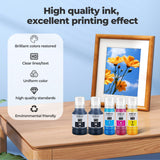 502 Ink Refill Bottle ET-2850 ET-3850 ET-2760 Replacement for 502 Ink Bottles for ET-15000 ET-3830 ET-4850 ET 2850 ET 3850 ET 2760 ET-3843 ET-4760 ET-2750 ET-3760 ET-3750 ET4750 Printer 10 Pack Trokliey