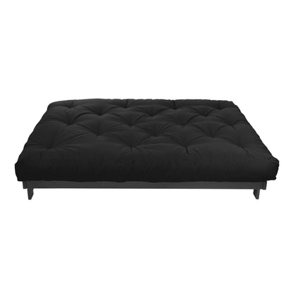 Trupedic Poly Solid Full Futon Mattress, 10-inch, Black