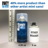 Pintyplus Aqua Mini Spray Paint - Art Set of 8 Water Based 4.2oz Cans. Ultra Matte Finish. Perfect For Arts & Crafts. Works on Plastic, Metal, Wood, Cardboard PINTY PLUS