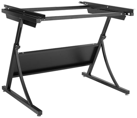 Safco 3957 PlanMaster Height-Adjustable Drafting Table for use with 3948, 3951 Table Top (Sold Separately), Black Safco Products