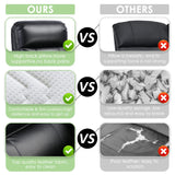 Hasaky Leather Home Theater Seating Recliner Chair with Power Footrest Single Sofa for Movie Room & Living Room Single Chair Black Hasaky