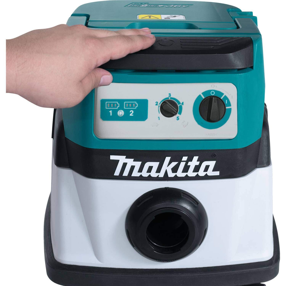 Makita XCV20Z 18V X2 (36V) LXT® Lithium-Ion Brushless Cordless 2.1 Gallon Wet/Dry Dust Extractor/Vacuum, Tool Only Makita