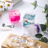 Sel Natural 4.4 lb Gel Wax for Candle Making Clear High Density Jelly Candle Wax with 100 Wick, 100 Wick Stickers and 10 Dye for DIY Project Making Supplies Sel Natural