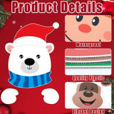 gisgfim 8 Pcs Christmas Fence Peeker Decorations Santa Claus Elk Snowman Elf Yard Peeking Art Sign Cute Christmas Winter Holiday Outdoor Fence Sign Ornament for Xmas DIY Home Garden Yard Decor gisgfim