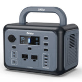 Difeisi P500 Portable Power Station, 518Wh LiFePO4 Battery with 110V/500W Pure Sine Wave AC Outlets, PD 100W Output/Input, Solar Generator for Camping RV CAPA Home Emergency (Solar Panel Optional) Difeisi