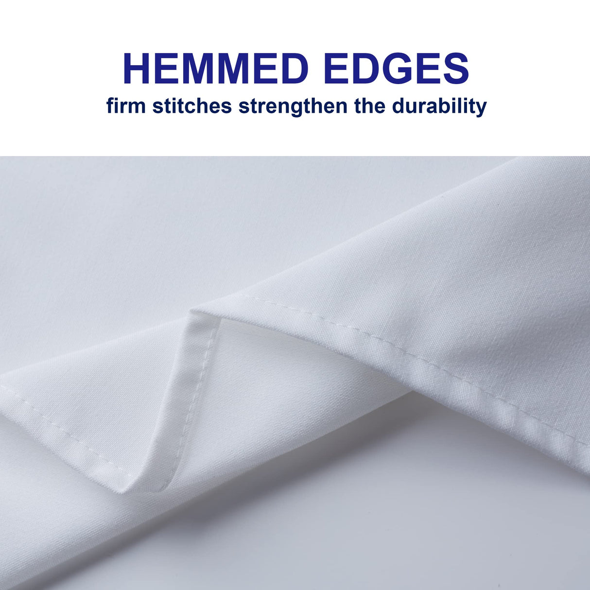 Weavric Unisex Bib Apron with No Pocket, White, 32x28 Inch with Long Ties for Women Men Chef, Kitchen, Crafting, Drawing, Pack of 2 Weavric