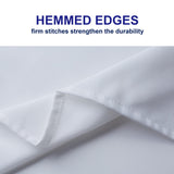 Weavric Unisex Bib Apron with No Pocket, White, 32x28 Inch with Long Ties for Women Men Chef, Kitchen, Crafting, Drawing, Pack of 2 Weavric