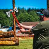 2 Pack NEDFOSS 16" Throwing Axe, Thor Throwing Axes and Tomahawks with 1065 HC Steel & Wooden Handle. Perfect for Axe Throwing Game, Recreation, Competition & Gifts for Men. NedFoss