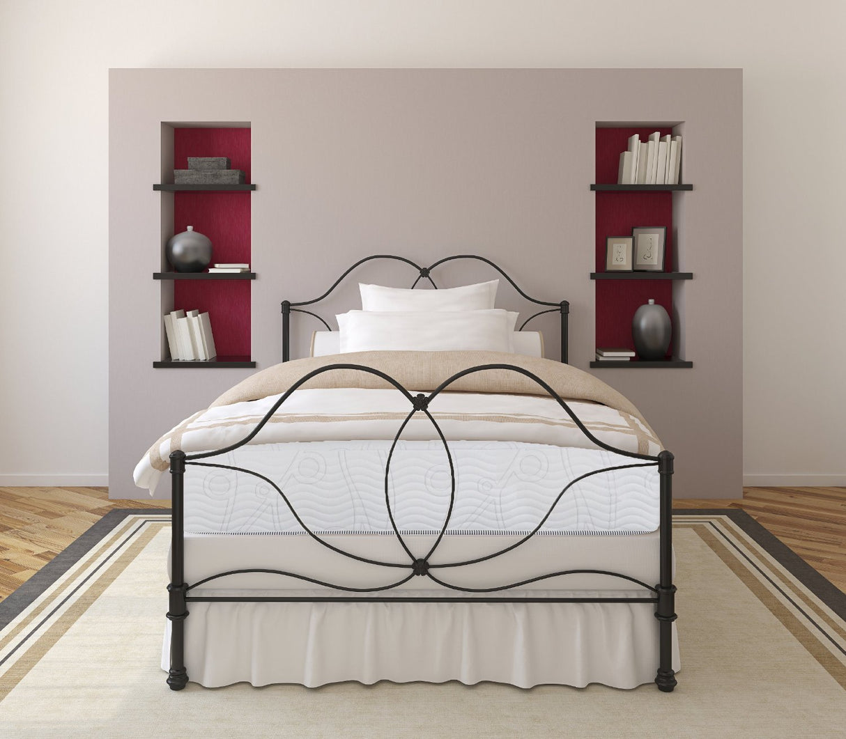 Olee Sleep Queen Mattress, 10 Inch Support Cloud Hybrid Mattress, Gel Infused Memory Foam, Pocket Spring for Support and Pressure Relief, CertiPUR-US Certified, Bed-in-a-Box, Soft, Queen Size Olee Sleep