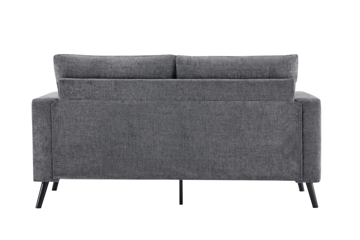 Comkei 70” Loveseat Sofa, Grey Love Seat Couches for Living Room, 2 Seater Small Couch for Small Spaces, Bedroom, Office Sofas Comkei