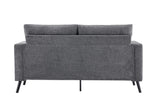 Comkei 70” Loveseat Sofa, Grey Love Seat Couches for Living Room, 2 Seater Small Couch for Small Spaces, Bedroom, Office Sofas Comkei
