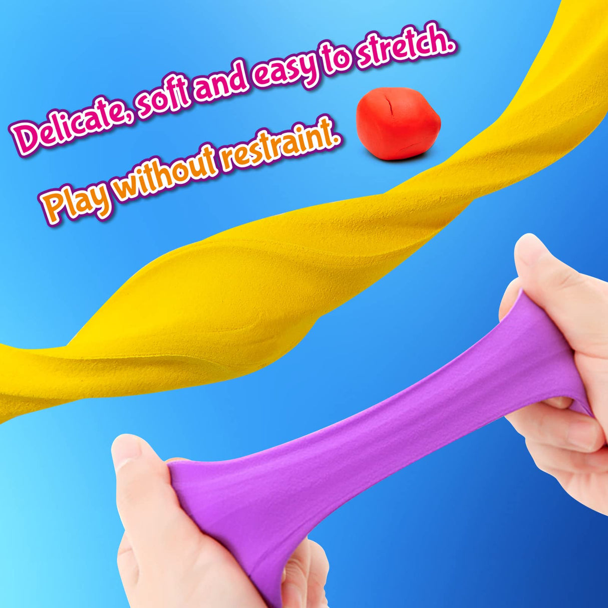 ESSENSON Air Dry Clay 42 Colors, Modeling Clay for Kids, DIY Molding Magic Clay for with Tools, Toys Gifts for Age 3 4 5 6 7 8+ Years Old Boys Girls Kids ESSENSON