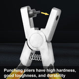Watch Belt Leather Hole Puncher Plier Round Hole Punch Pliers Universal 2.0mm Shoe Strap Punch Hole Tool Small Hole Punching for Thin Belts, Shoes, Fabric Dog Collars, DIY Home or Craft Projects Rongon