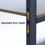 NAIYUFA 5-Tiers Bakers Rack,Microwave Oven Stand with Shelves,5 Tier Utility Storage Shelf with 5 Hooks,Multifunctional Shelf for Kitchen,Bathroom,Livingroom,Storehouse... NAIYUFA