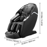 VEVOR 4D+3D Full Body Massage Chair - SL Track, AI Voice Control, Electric Extendable Footrest, Yoga Stretch, TFT Touchscreen, Home Relaxation VEVOR