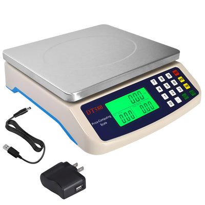 Eosphorus Commercial Food Scale 88lb/40kg Kitchen Scale Deli Scale Digital Meat Scale Price Computing Food Market Restaurant Scales Weighing Pounds, Ounces, Kilograms, Grams