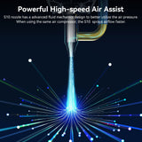 S10 Laser Engraver, 10W Optical Power Higher Accuracy Laser Cutter and Engraving Machine with Industrial X-axis Linear Slide Rail and Air Assist Nozzle Tube for Wood Metal SCULPFUN