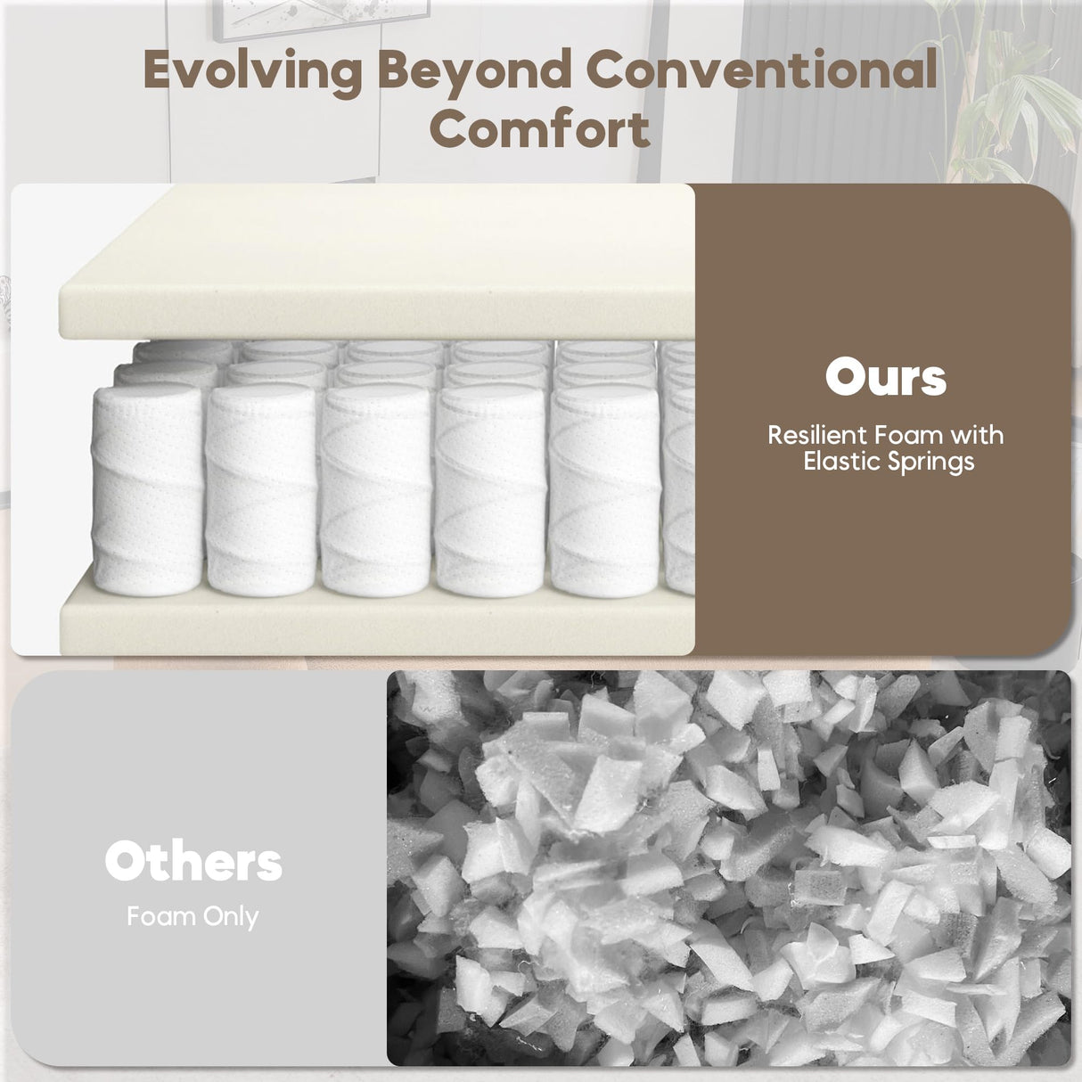 VYNELITO Loveseat Sectional Sofa for Living Room, 65" Modern Luxury Plush Chenille Sofa Extra Deep Seat Curved Cloud Floor Couch with 3 Throw Pillows for Small Spaces, Beige White VYNELITO