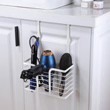 YIGII Hair Dryer Holder Adjustable Height - Hair Tool Organizer White Bathroom Organizer Hot Styling Tools Storage for Hair Dryer, Flat Iron, Curling Iron, Hair Straightener YIGII