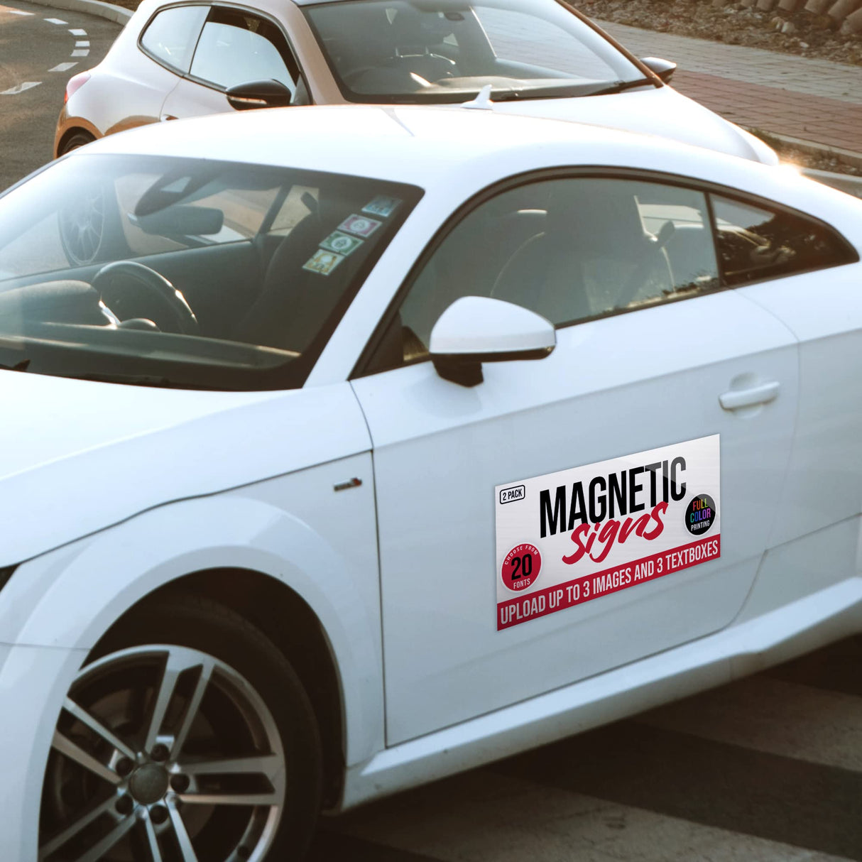 2-Pack,12"x24" Custom Magnet Signs in Full Color for Business and Advertising, 30 mil Customized Vinyl Car Magnets, Personalized Magnetic Sheets for Company Storefront & Vehicles (Design A) Basic Fundamentals