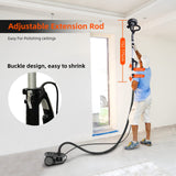 Drywall Sander,750W Electric Drywall Sander 7 Variable Speed 900-1800 RPM Sander with LED Light, 14 Pcs Sanding discs, Extendable Handle, Black, 6.5A Towallmark
