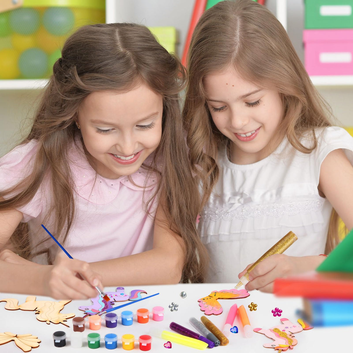 Yrinfay Glow in The Dark Unicorn Painting Kit - Arts and Crafts Easter Gifts for Kids 4-8 8-12 - Creative Cool Art Toys for Boys & Girls Ages 6 7 8 9 10 11 12 Years Old Yrinfay