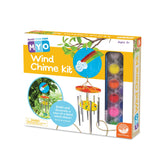 MindWare Make Your Own Wind Chime Craft Kit – Makes 1 Wind Chime, Incldues 13 Paint Colors, 3 Brushes and Instructions MindWare