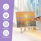 ESRICH Stretched Canvas for Painting, 5 Pack 8x10 Canvas Value Pack, Primed Acid-Free Cotton Blank Canvas, Paint Canvases for Oil & Acrylic Paint. ESRICH