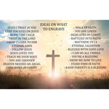 Comfort Cross | Wooden Pocket Prayer Cross | Personalized Olive Wood Cross from the Holy Land | Customized Holding Cross for Kids & Adults (Plain - No Text) PHLG